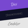 Divi Shortcode Enabler